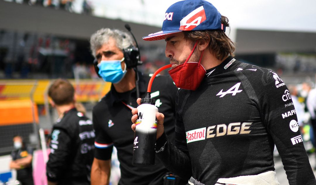 Fernando Alonso, en el último GP de Austria. Fernando Alonso, en el último GP de Austria.