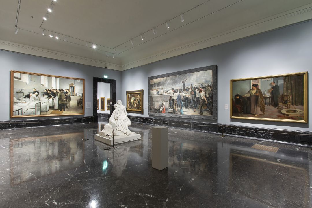 El fin de siglo. Sala 61 A del Museo Nacional del Prado El fin de siglo. Sala 61 A del Museo Nacional del Prado