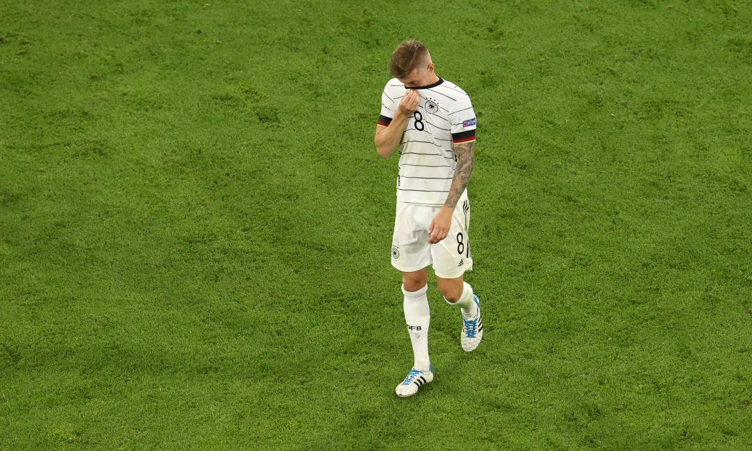 Kroos, durante un partido de la Eurocopa Kroos, durante un partido de la Eurocopa
