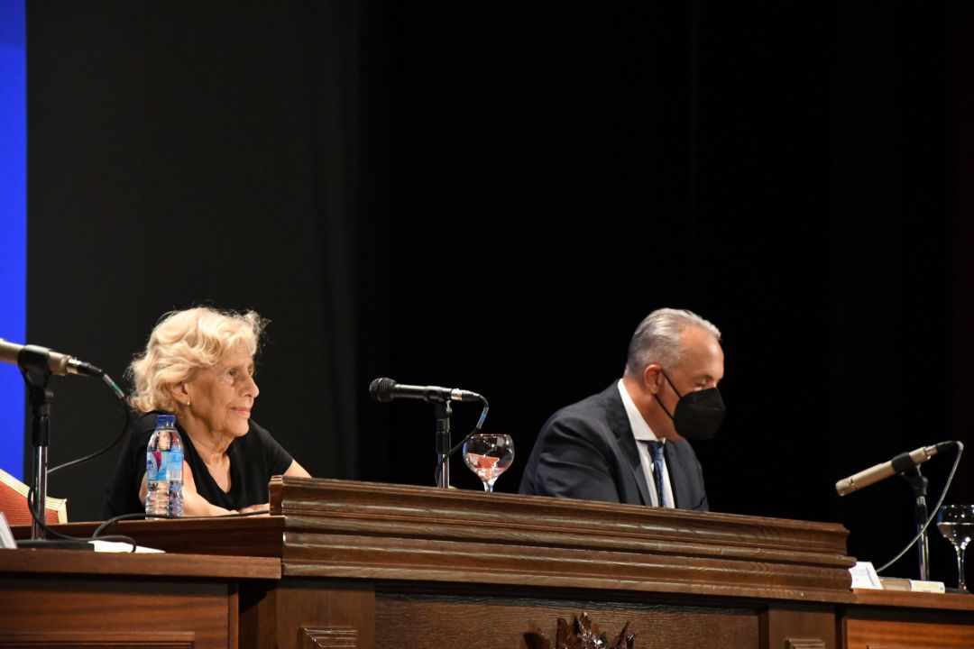 Manuela Carmena en San Roque Manuela Carmena en San Roque