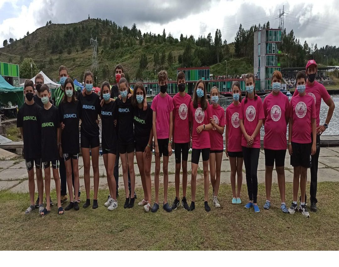 Deportistas Del Fluvial Avión-Castrelo de Miño y Fluvial Allariz participantes en el campeonato Deportistas Del Fluvial Avión-Castrelo de Miño y Fluvial Allariz participantes en el campeonato