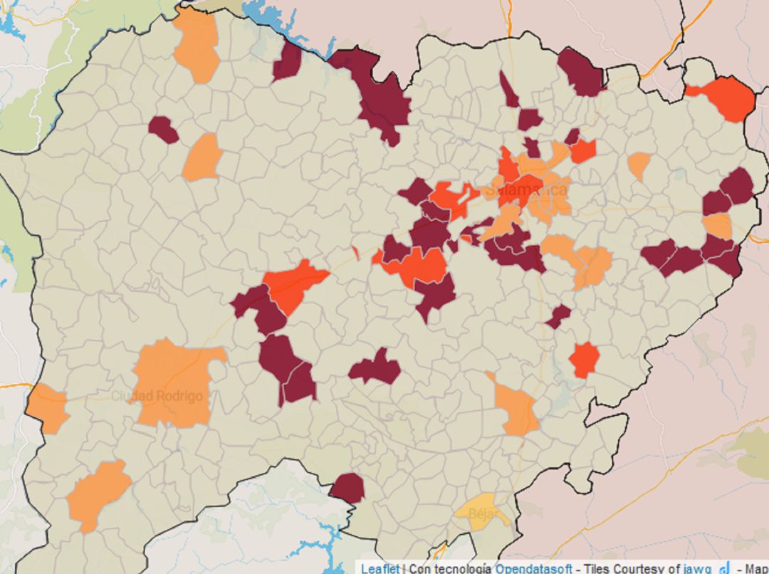 La incidencia acumulada en la provincia sigue creciendo La incidencia acumulada en la provincia sigue creciendo