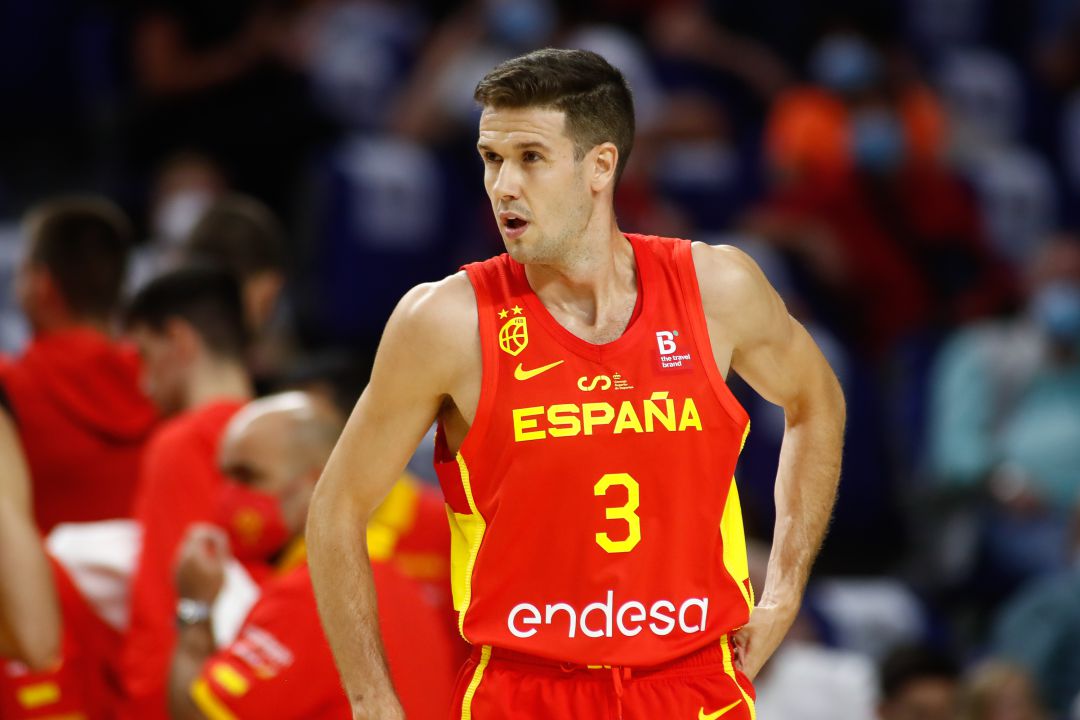 Xabier López-Arostegui jugando con la selección española Xabier López-Arostegui jugando con la selección española