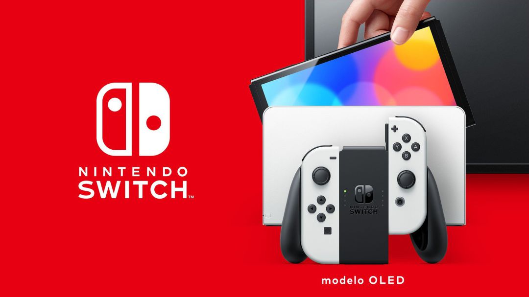 Nintendo Switch (modelo OLED).
NINTENDO
Nintendo Switch (modelo OLED).
NINTENDO
