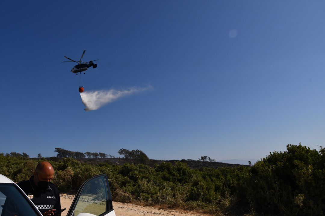 Incendio en Alcaidesa-El faro Incendio en Alcaidesa-El faro
