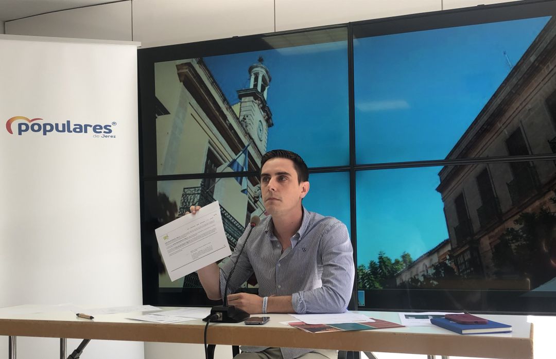 Jaime Espinar, concejal del Partido Popular en Jerez. Jaime Espinar, concejal del Partido Popular en Jerez.