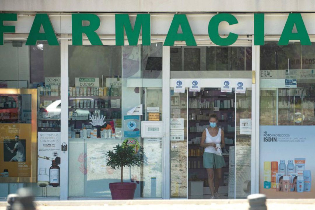 Imagen de archivo de una farmacia Imagen de archivo de una farmacia