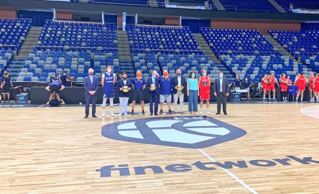 Las selecciones de España masculina y femenina en el Martín Carpena Las selecciones de España masculina y femenina en el Martín Carpena