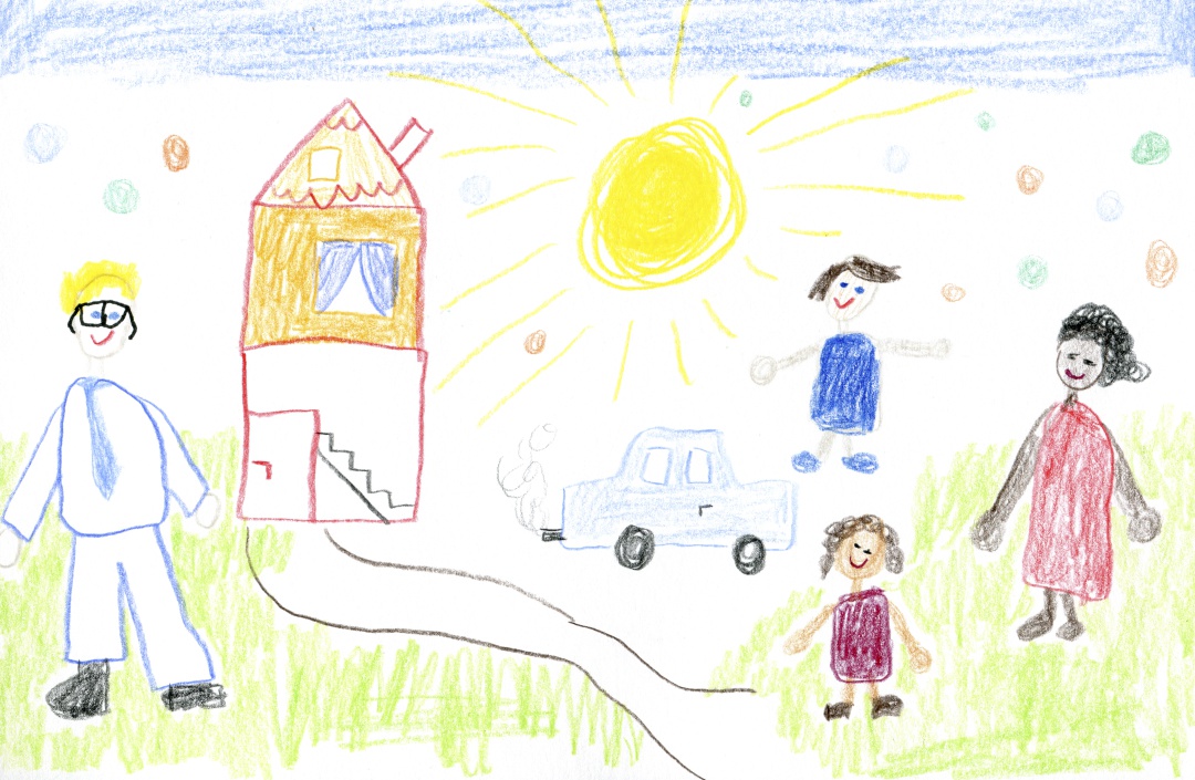 Dibujo de familia Dibujo de familia