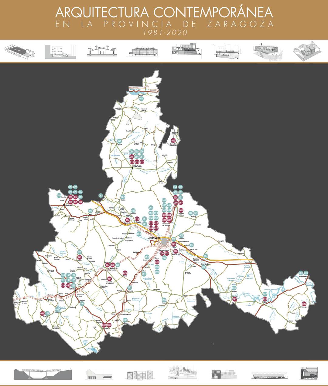 Mapa de los edificio de interés Mapa de los edificio de interés