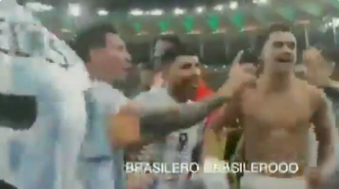 Leo Messi alza la voz para evitar el cántico de Rodrigo de Paul Leo Messi alza la voz para evitar el cántico de Rodrigo de Paul