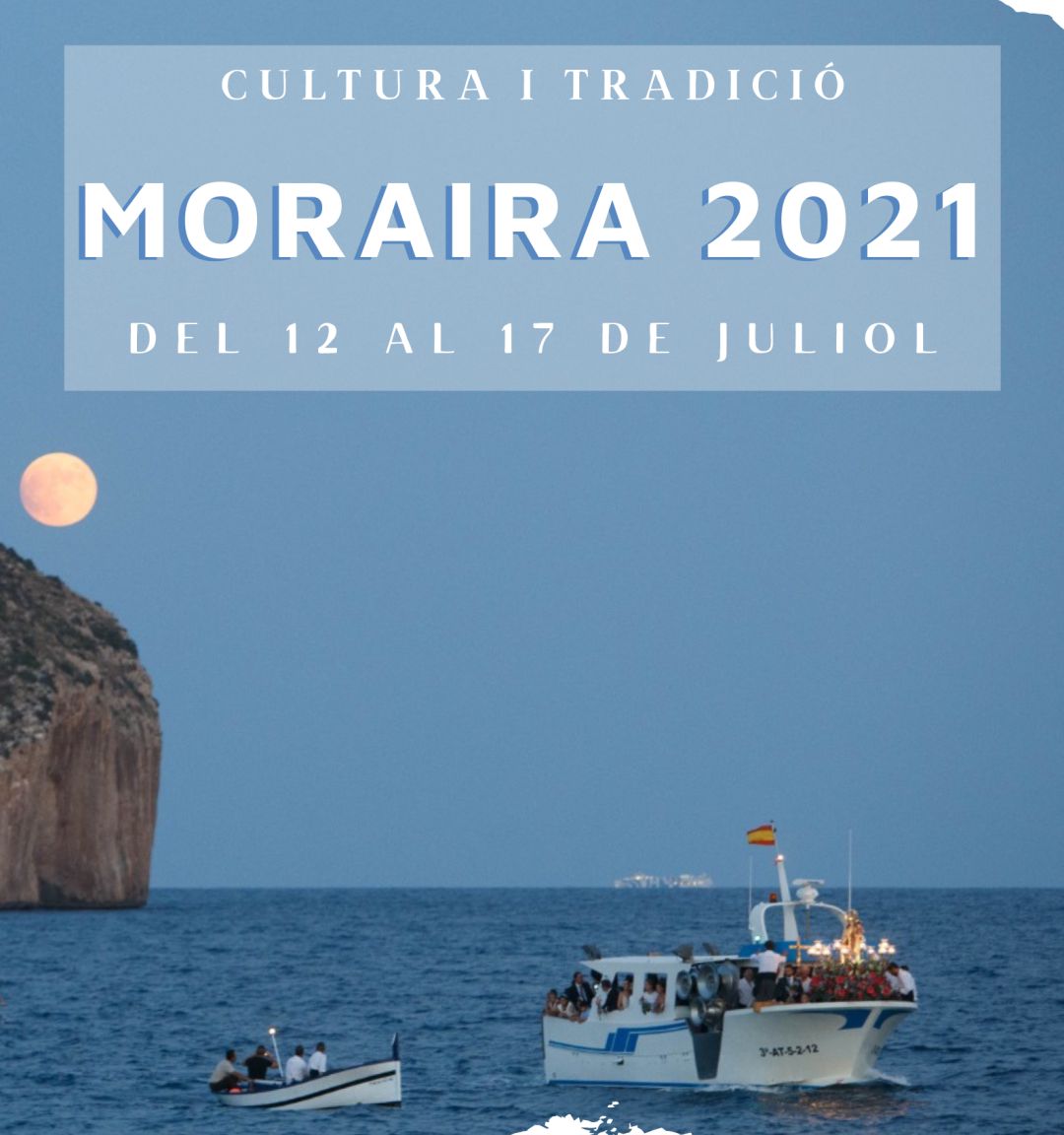 Cartel anunciador celebraciones Moraira Cartel anunciador celebraciones Moraira