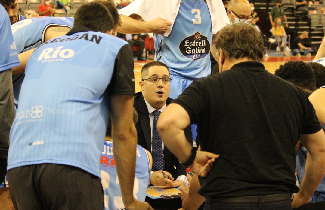 Diego Epifanio durante un partido de LEB Oro con el Río Breogán. Diego Epifanio durante un partido de LEB Oro con el Río Breogán.