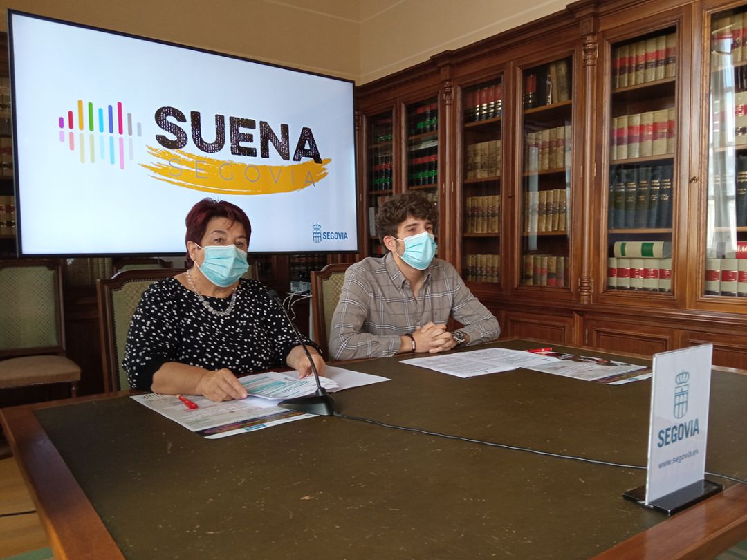 Presentación de Suena Segovia con la Alcaldesa Clara Luquero y el concejal de cultura Alberto Espinar Presentación de Suena Segovia con la Alcaldesa Clara Luquero y el concejal de cultura Alberto Espinar