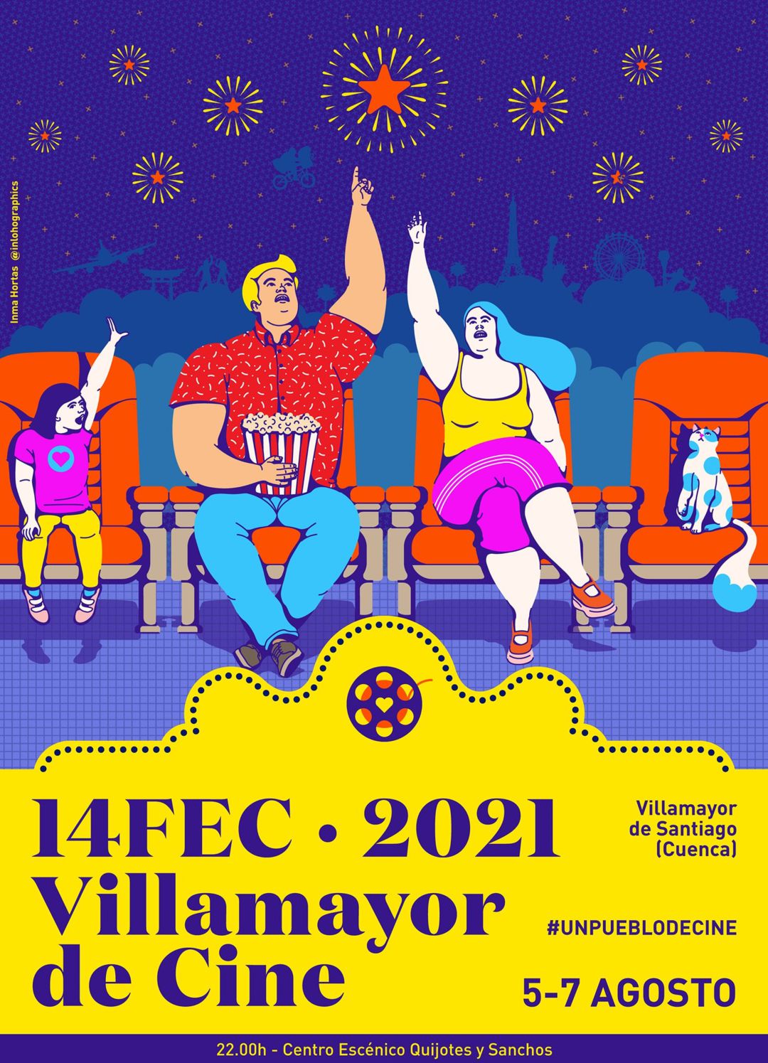 Cartel oficial de la XIV edición del FEC. Cartel oficial de la XIV edición del FEC.