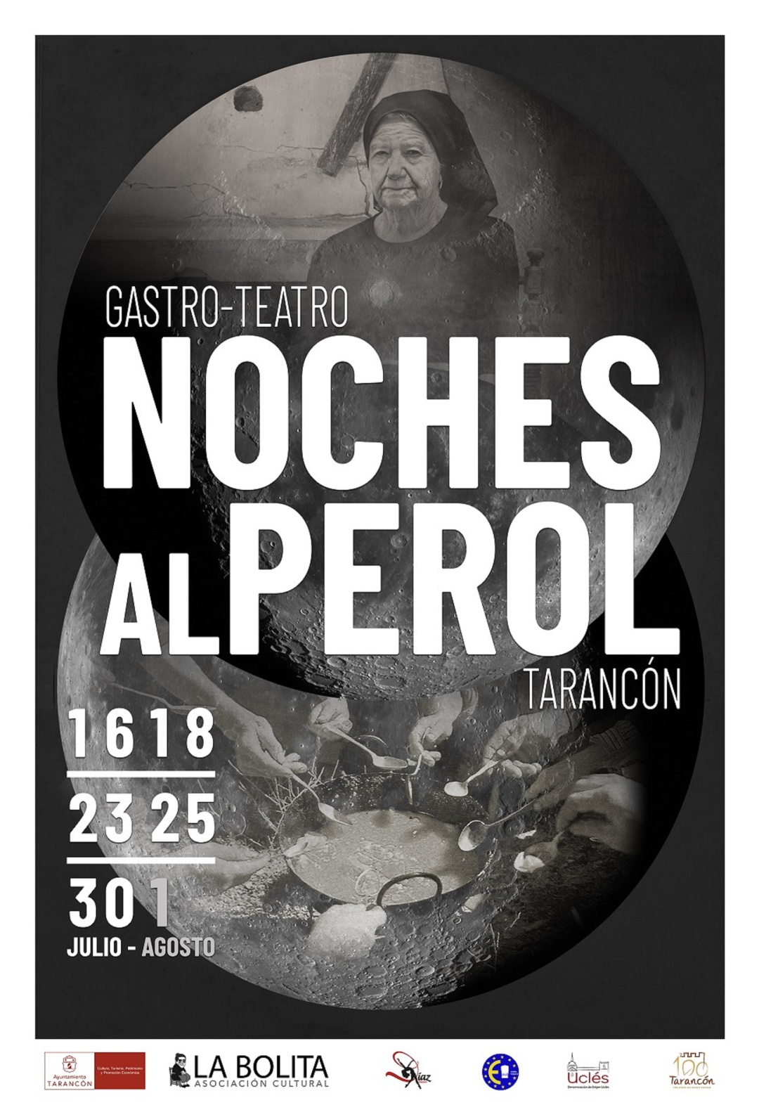Cartel oficial de la iniciativa gastronómica y cultural, 'Noches al perol'. Cartel oficial de la iniciativa gastronómica y cultural, 'Noches al perol'.