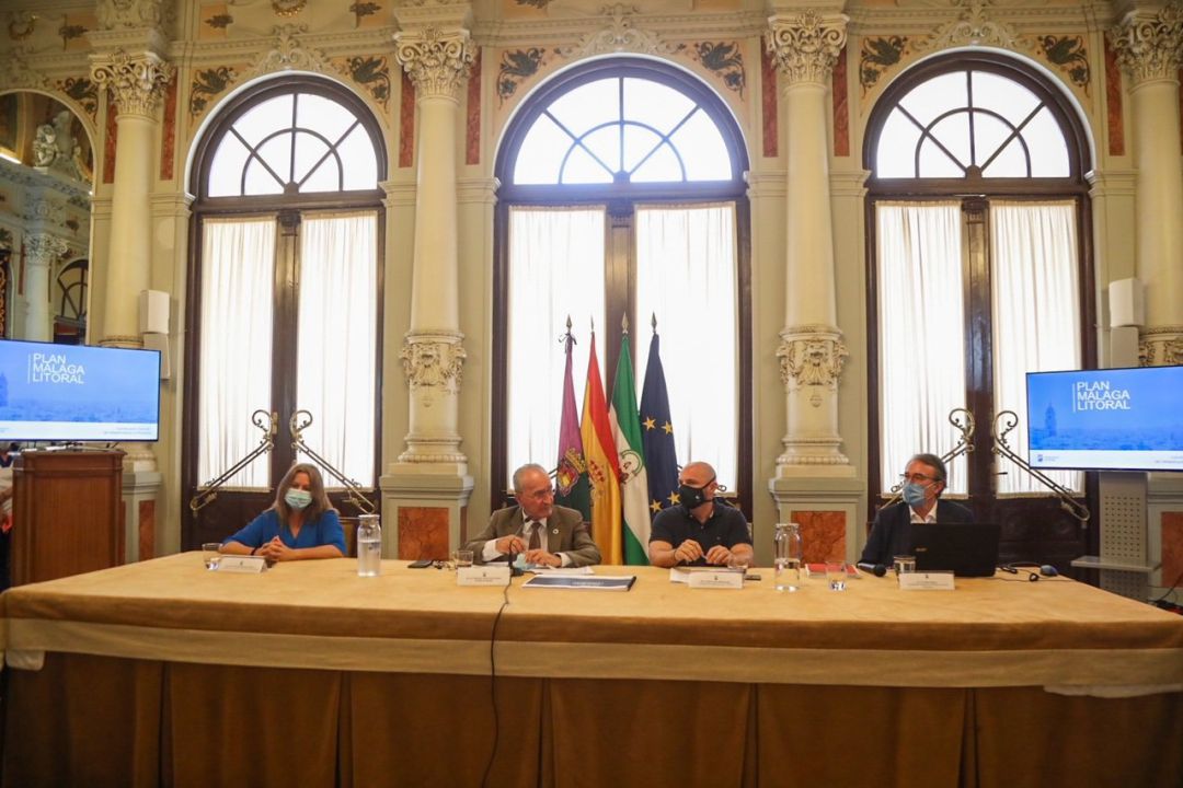 Presentación del Plan Málaga Litoral por parte del alcalde, Francisco de la Torre Presentación del Plan Málaga Litoral por parte del alcalde, Francisco de la Torre