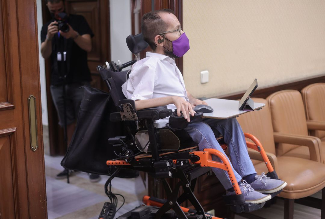 El portavoz de Unidas Podemos en el Congreso, Pablo Echenique El portavoz de Unidas Podemos en el Congreso, Pablo Echenique
