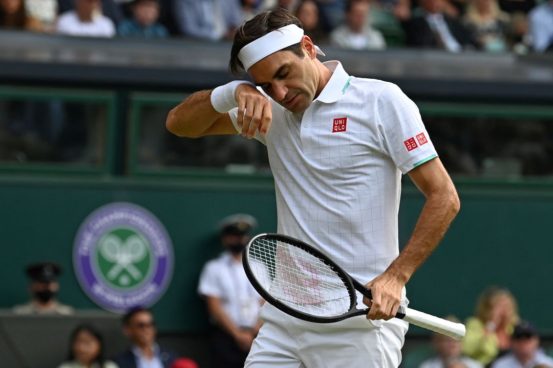 Roger Federer, en Wimbledon Roger Federer, en Wimbledon