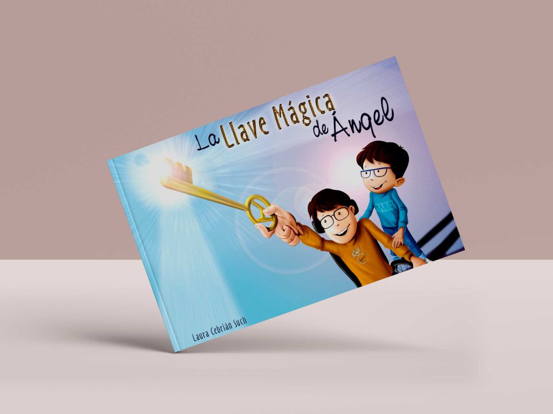 Portada del conte 'La llave mágica de Ángel' Portada del conte 'La llave mágica de Ángel'