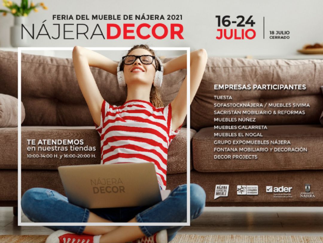 Cartel de la actual edición de Nájera Decor. Cartel de la actual edición de Nájera Decor.