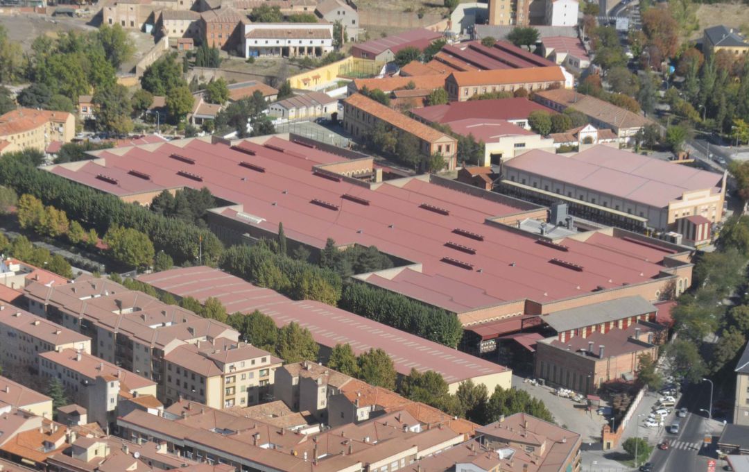 Imágen aérea de la antigua Base Mixta, actual PCMASA 2, de Segovia Imágen aérea de la antigua Base Mixta, actual PCMASA 2, de Segovia
