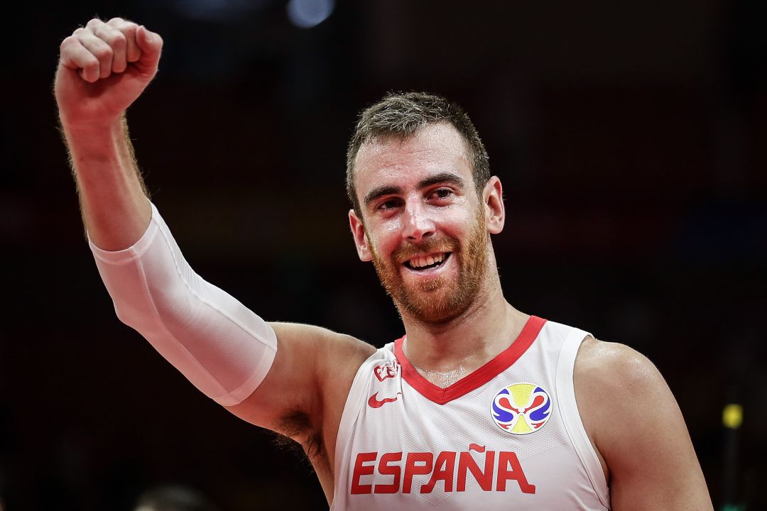 Claver con la selección española Claver con la selección española