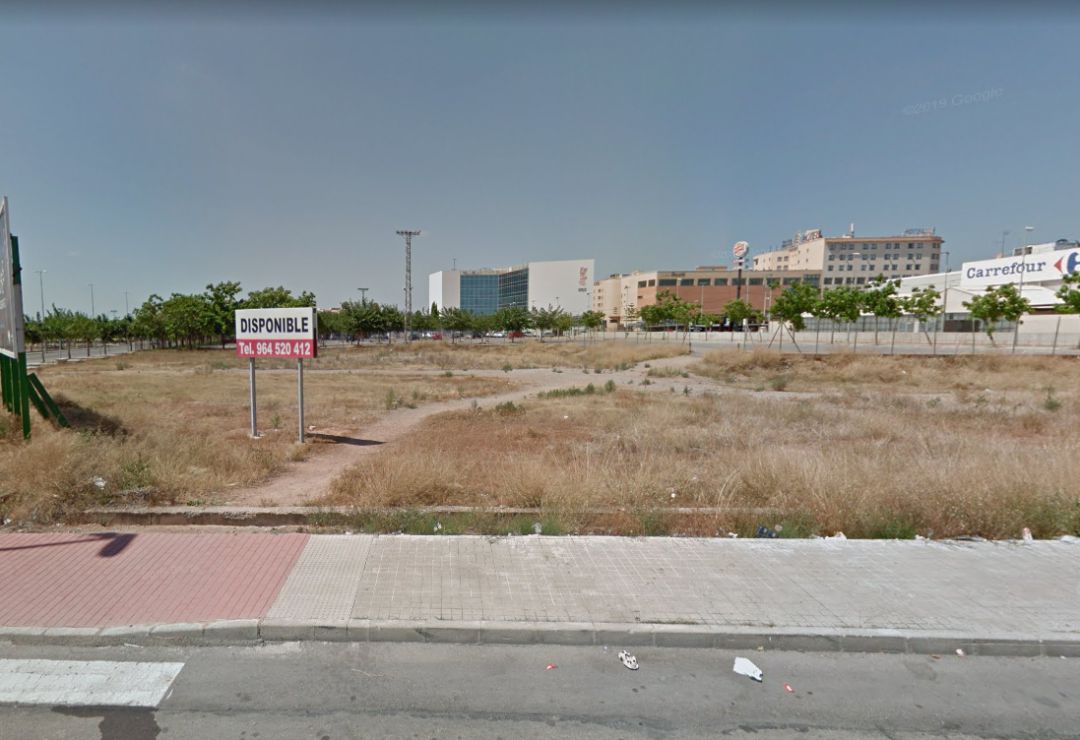 Zona donde se ubicará la nueva comisaría de la Policía Nacional en Vila-real Zona donde se ubicará la nueva comisaría de la Policía Nacional en Vila-real