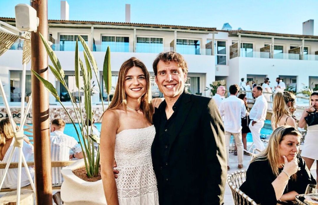 Bombón Reich, con su marido, en Suite Lago Bombón Reich, con su marido, en Suite Lago