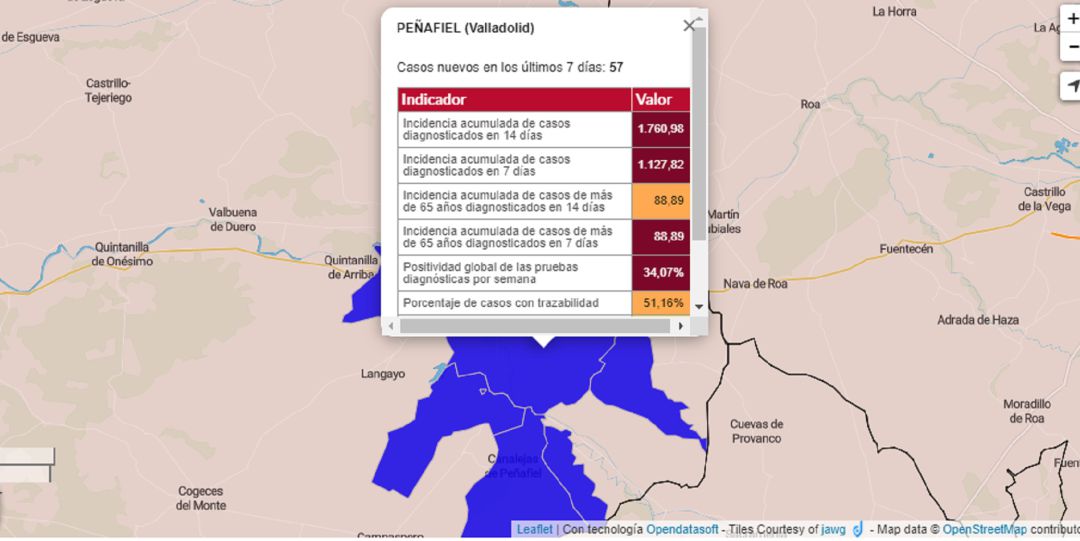 Situación sanitaria en Peñafiel Situación sanitaria en Peñafiel