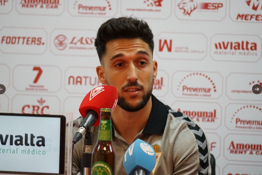 Mario Sánchez en la rueda de prensa Mario Sánchez en la rueda de prensa