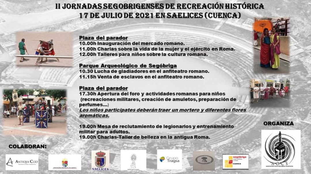 Cartel oficial de la 2º edición de las jornadas segobrigenses de reacreación histórica y cultural Cartel oficial de la 2º edición de las jornadas segobrigenses de reacreación histórica y cultural