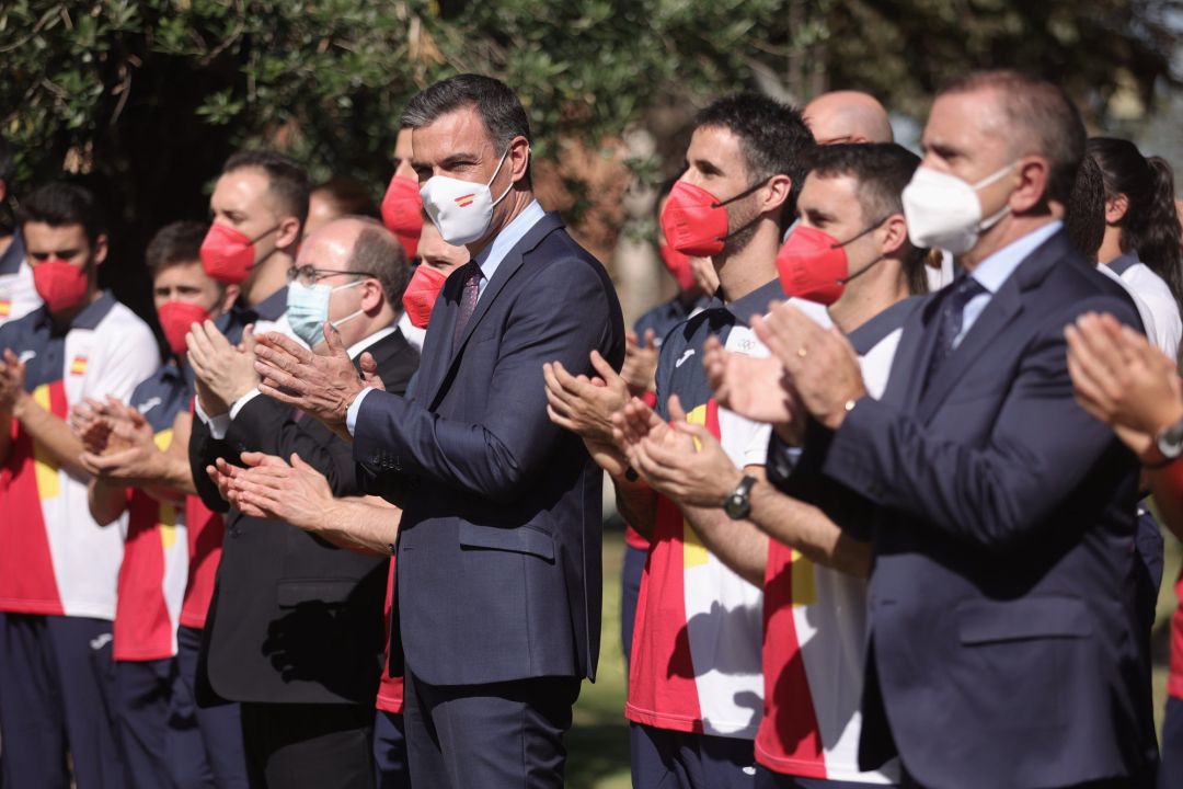Pedro Sánchez despide a la delegación de España antes de Tokio 2020 Pedro Sánchez despide a la delegación de España antes de Tokio 2020