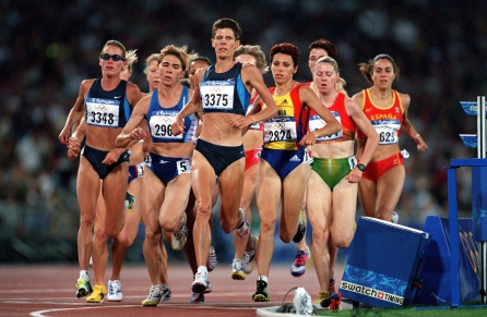 Marla Runyan en los Juegos Olímpicos de Sídney 2000 Marla Runyan en los Juegos Olímpicos de Sídney 2000