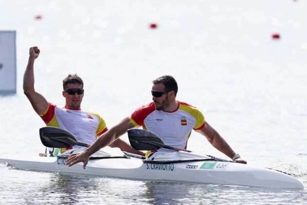 Cristian Toro y Saúl Craviotto celebran su oro en Río 2016 Cristian Toro y Saúl Craviotto celebran su oro en Río 2016