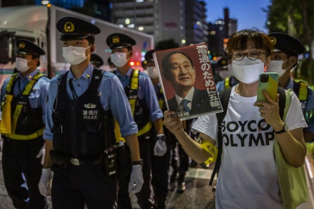 Manifestación contra los Juegos Olímpicos de Tokio 2020 Manifestación contra los Juegos Olímpicos de Tokio 2020