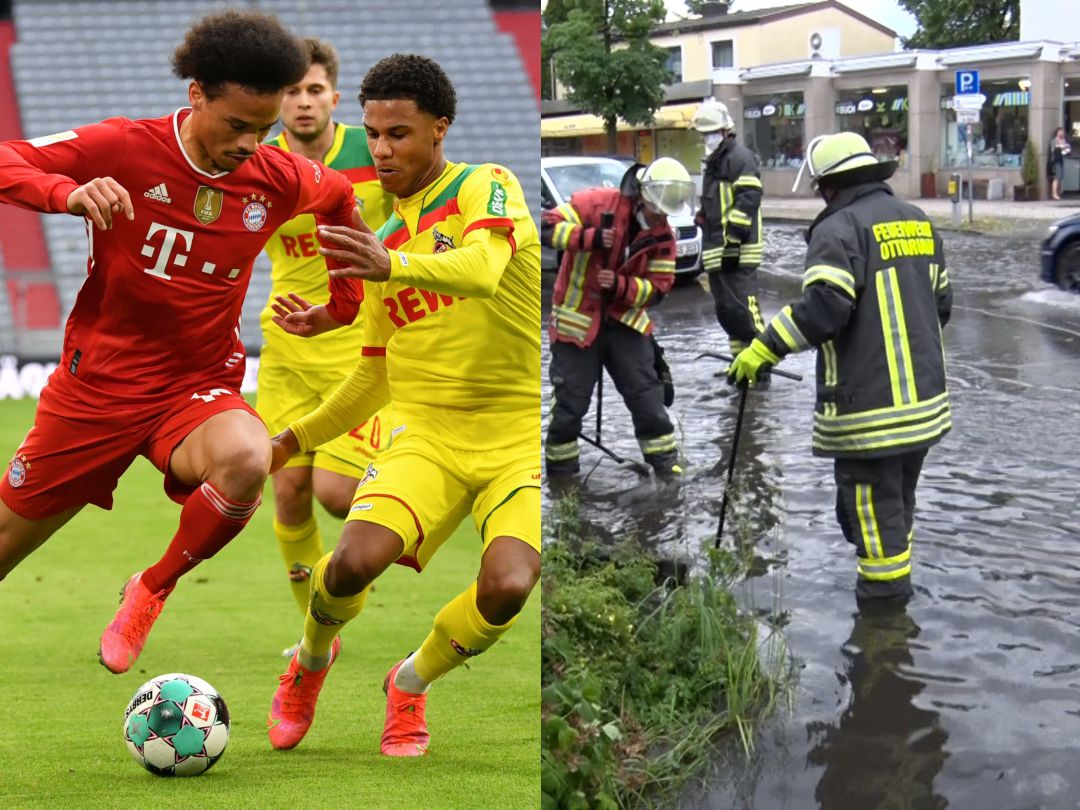 Un Bayern-Colonia y las inundaciones en Múnich Un Bayern-Colonia y las inundaciones en Múnich