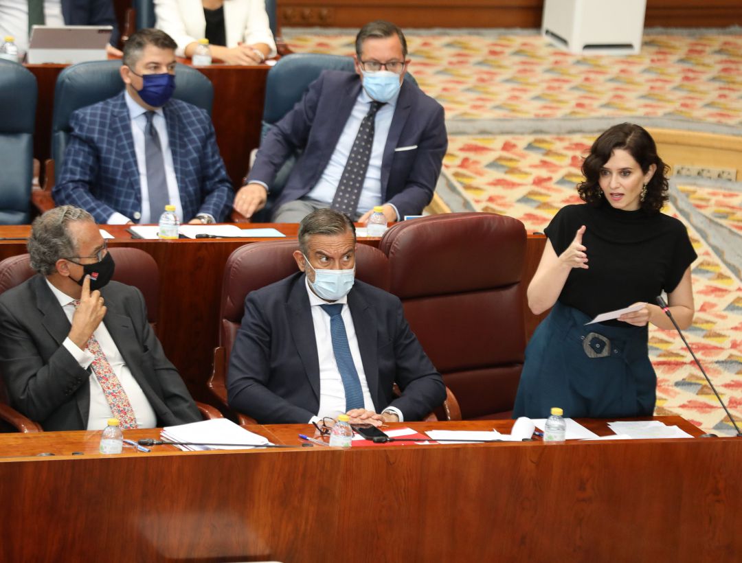 La presidenta de la Comunidad de Marid, Isabel Díaz Ayuso La presidenta de la Comunidad de Marid, Isabel Díaz Ayuso