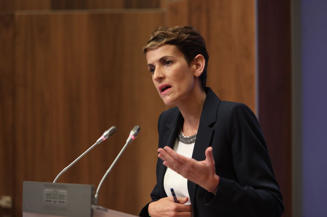 María Chivite, presidenta del Gobierno de Navarra. María Chivite, presidenta del Gobierno de Navarra.