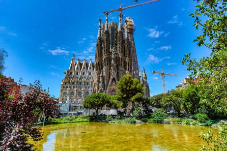 La Sagrada Família en Barcelona La Sagrada Família en Barcelona