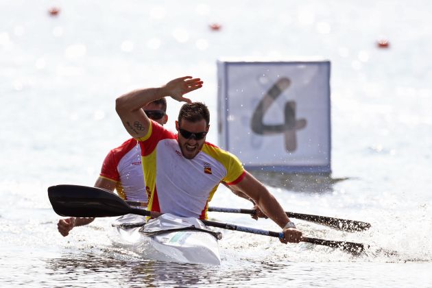 Saúl Craviotto y Cristian Toro tras su éxito en el K-2 de Río Saúl Craviotto y Cristian Toro tras su éxito en el K-2 de Río