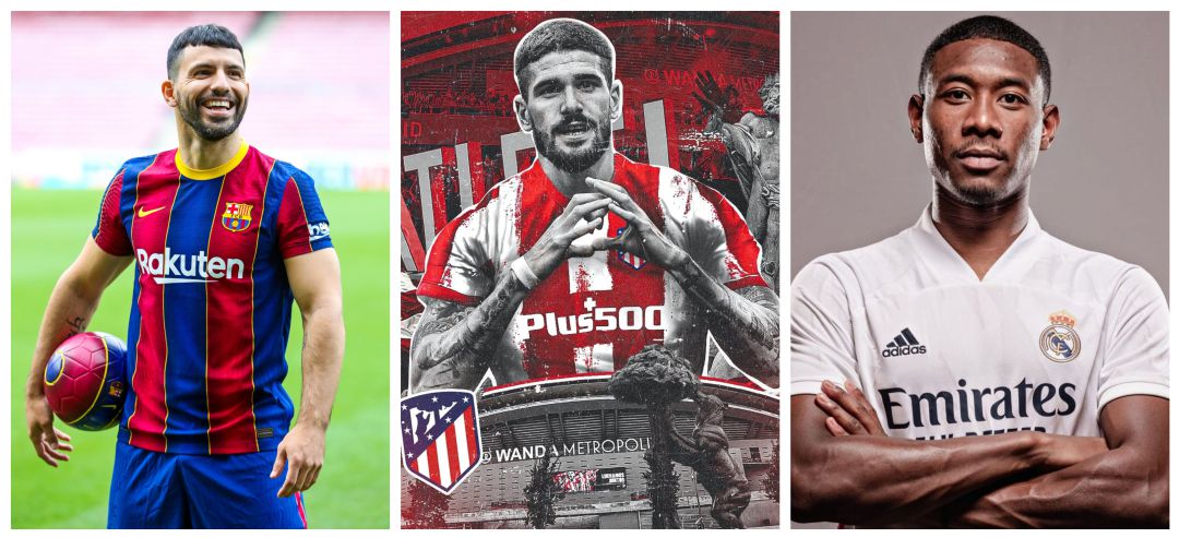 Agüero, de Paul y Alaba son los nuevos fichajes de Barça, Atleti y Real Madrid Agüero, de Paul y Alaba son los nuevos fichajes de Barça, Atleti y Real Madrid