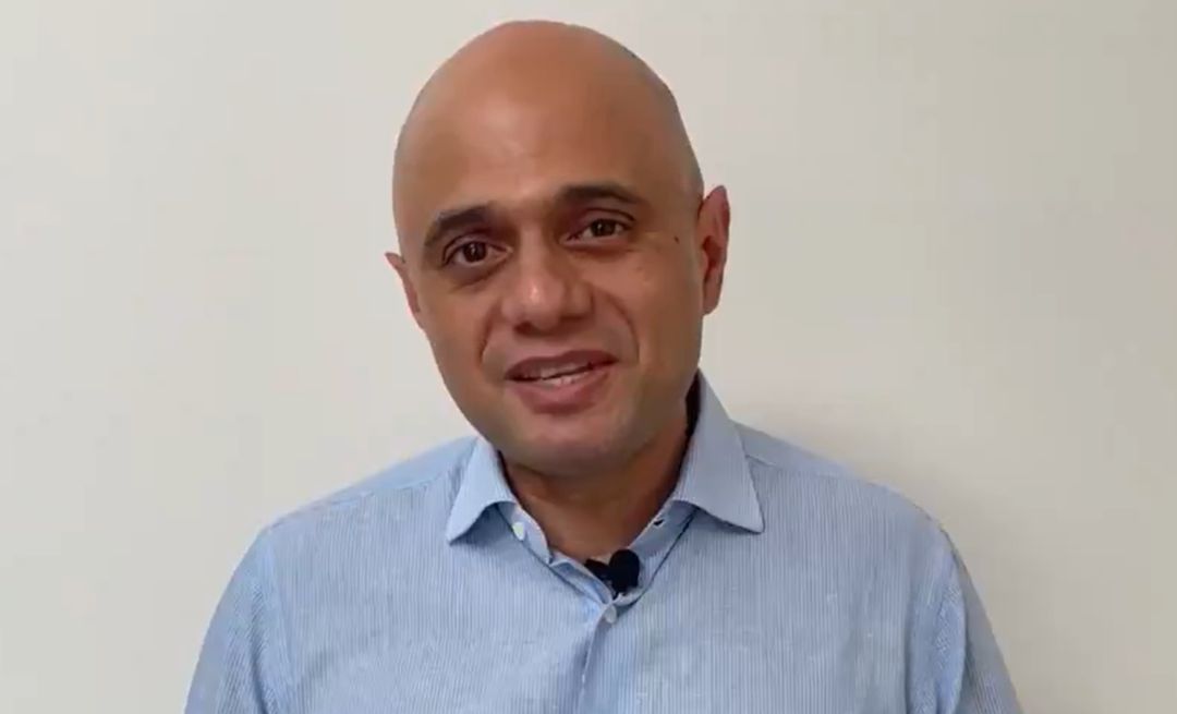 El ministro de Sanidad británico, Sajid Javid. El ministro de Sanidad británico, Sajid Javid.