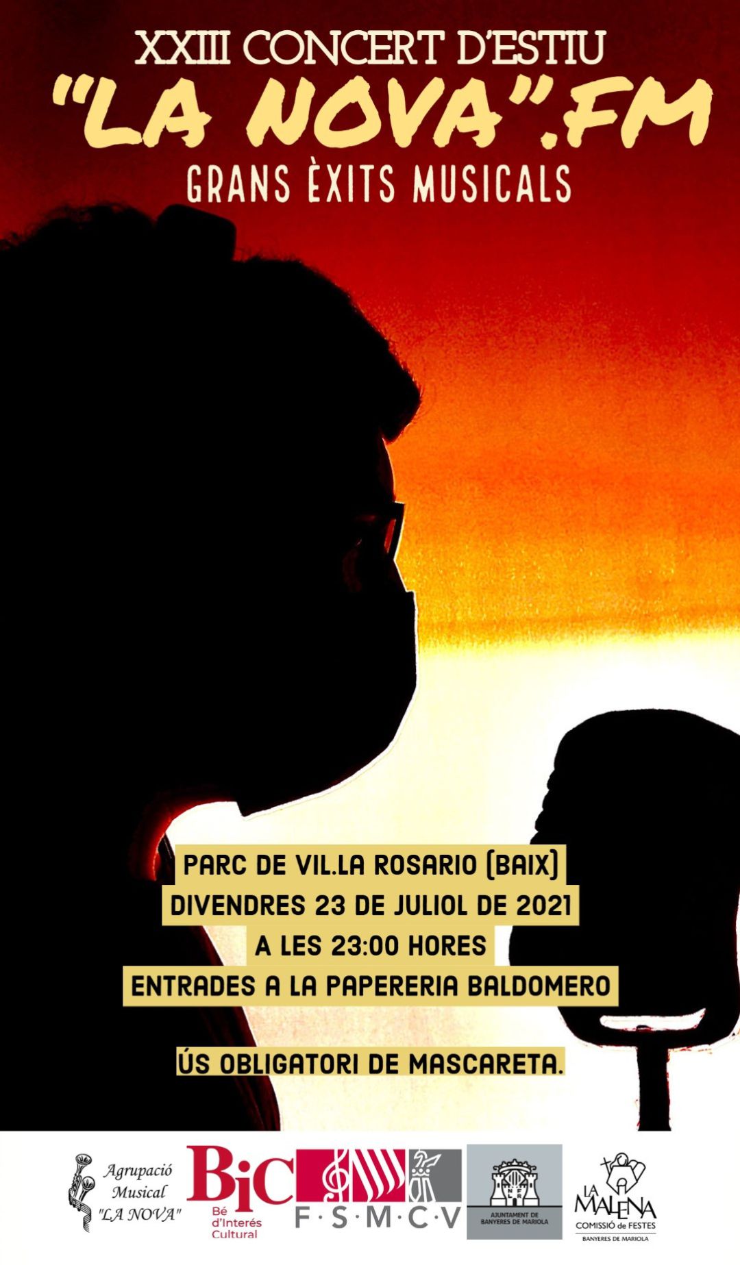 Cartel del concierto Cartel del concierto