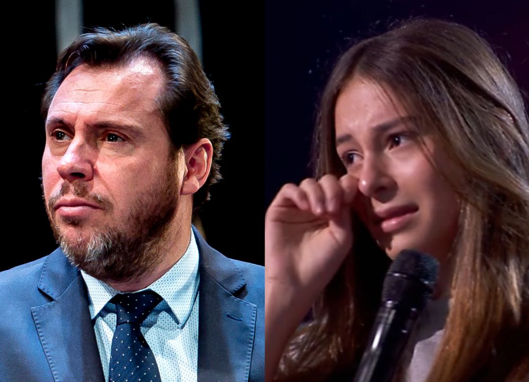 Óscar Puente y su hija, participante de 'La Voz Kids' Óscar Puente y su hija, participante de 'La Voz Kids'