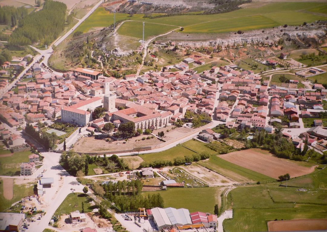 Vista aérea de Caleruega Vista aérea de Caleruega
