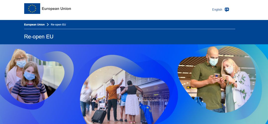 La web Reabre Europa ofrece información actualizada de restricciones en todo el espacio de la Unión para los viajeros. La web Reabre Europa ofrece información actualizada de restricciones en todo el espacio de la Unión para los viajeros.