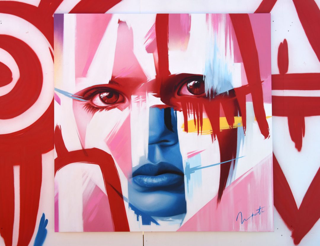 Grafiti del artista onubense Adrián Man O Matic Grafiti del artista onubense Adrián Man O Matic
