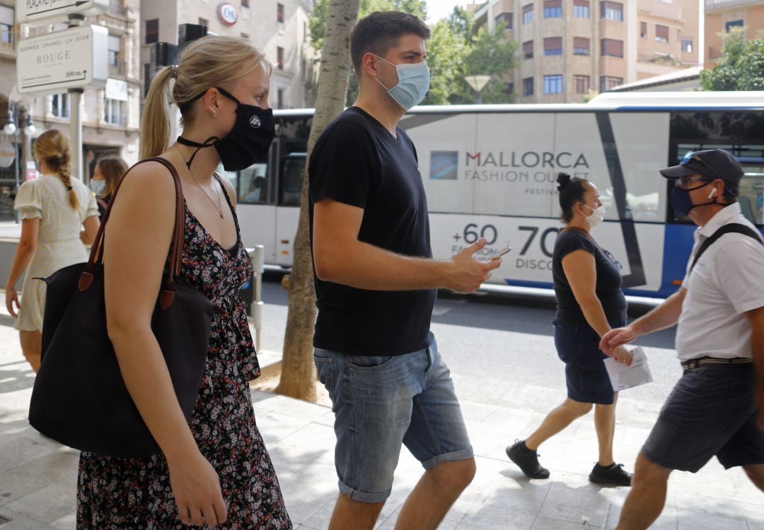 Imagen de una de las calles de Mallorca Imagen de una de las calles de Mallorca