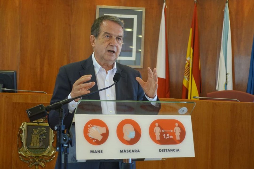 Abel Caballero en rueda de prensa Abel Caballero en rueda de prensa